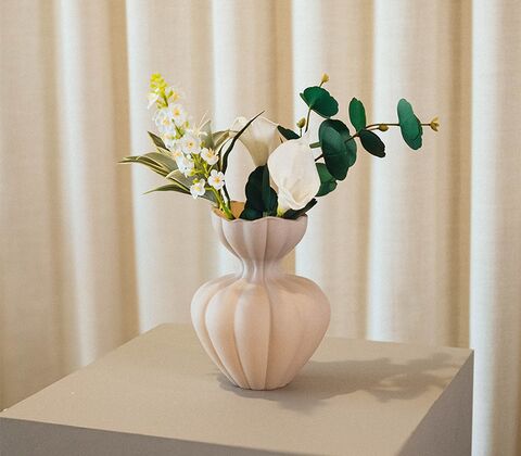Nordis Freja vase latte 19 cm 