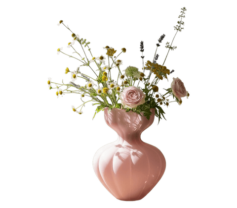 Nordis Summer glas vase rosa 25 cm 