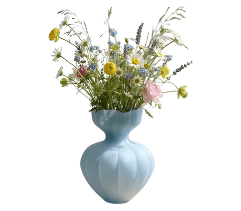 Nordis Summer glas vase blå 25 cm 