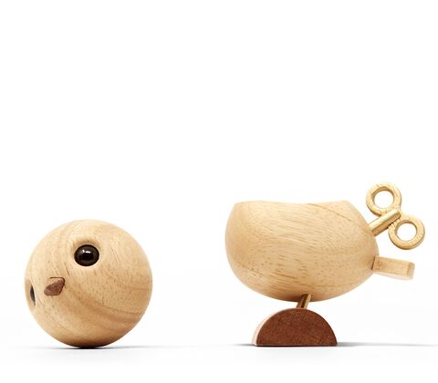 FableWood Nattergalen træfigur H8 cm