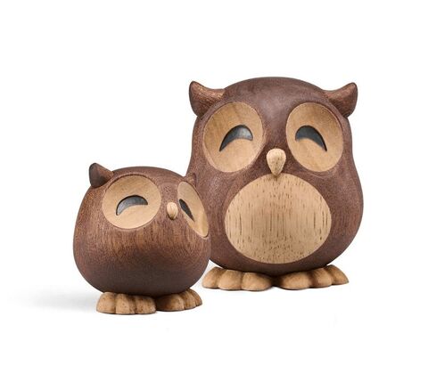 FableWood Villum den store ugle H 8 cm