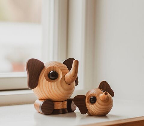 FableWood Louis elefant træ 5 cm