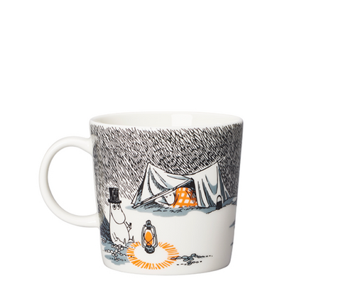 Moomin Arabia Sov Godt Tro Mod Sin Oprindelse krus gråsort 30 cl