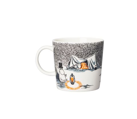 Moomin Arabia Sov Godt Tro Mod Sin Oprindelse krus gråsort 30 cl