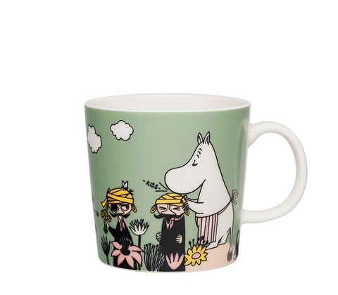 Moomin Arabia Omsorg lysegrøn krus 30 cl