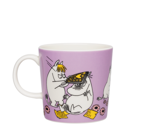 Moomin Arabia Kærester krus lyselilla 30 cl