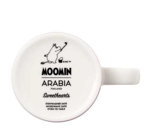Moomin Arabia Kærester krus lyselilla 30 cl