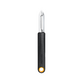 Fiskars Functional Form skrællekniv med fast blad sort