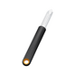 Fiskars Functional Form skrællekniv med fast blad sort