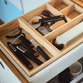 Fiskars Functional Form skrællekniv med fast blad sort