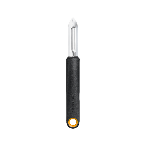 Fiskars Functional Form skrællekniv med fast blad sort