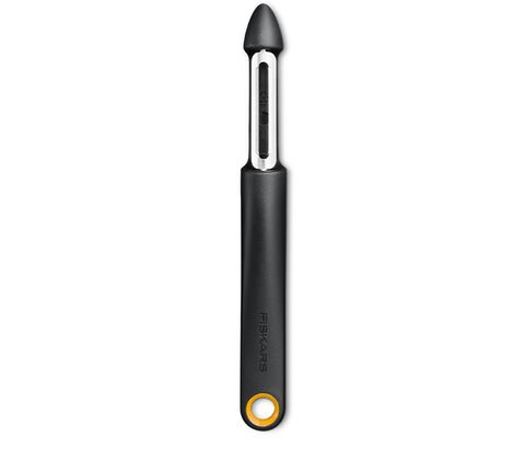 Fiskars Functional Form skrællekniv med roterende blad sort