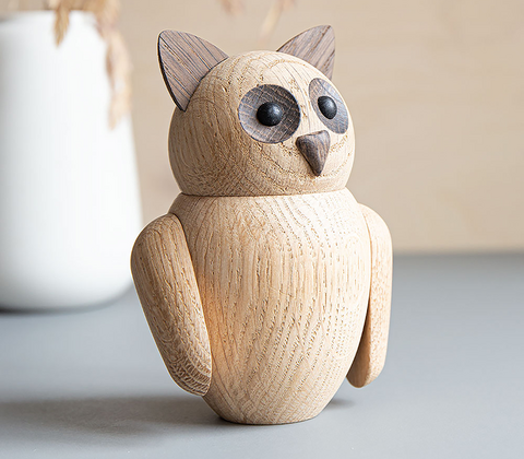 Architectmade Bubo træfigur 13 cm