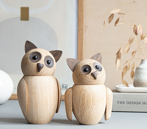 Architectmade Bubo træfigur 13 cm