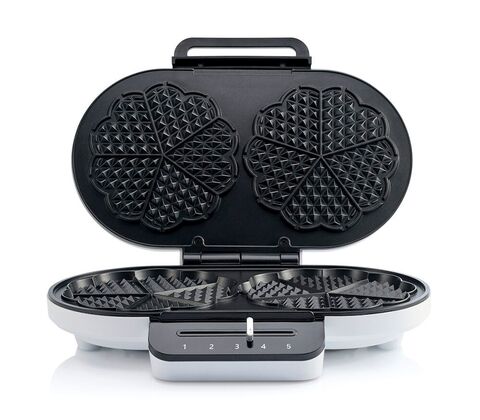 Wilfa tradition dobbelt vaffeljern hvid