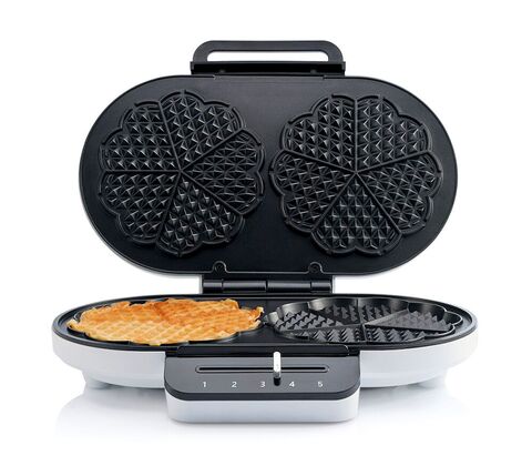 Wilfa tradition dobbelt vaffeljern hvid