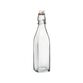 Bormioli saftflaske med patentprop firkantet 0,5 liter 
