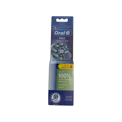 Oral-B Pro Cross Action tandbørstehoveder 6 stk.