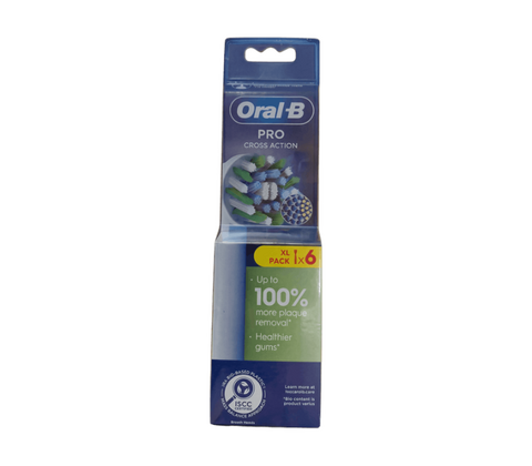 Oral-B Pro Cross Action tandbørstehoveder 6 stk.