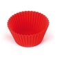 Silikomart muffin silikoneforme rød 6 stk.
