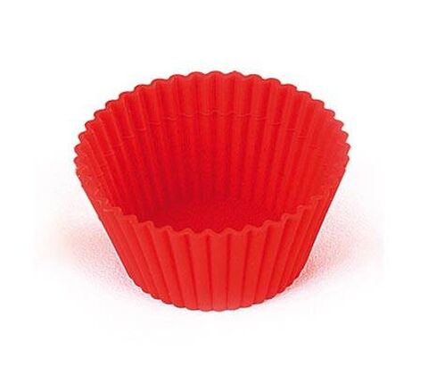 Silikomart muffin silikoneforme rød 6 stk.