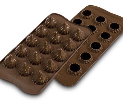 Silikomart chokoladeform flamme