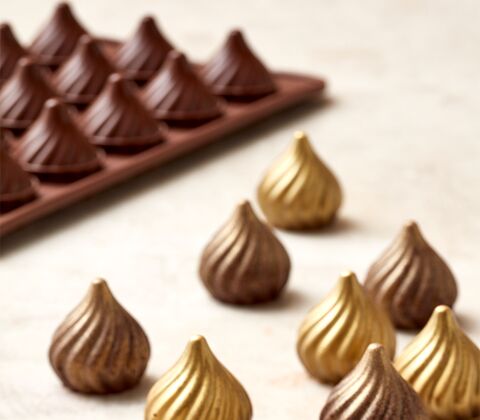 Silikomart chokoladeform flamme