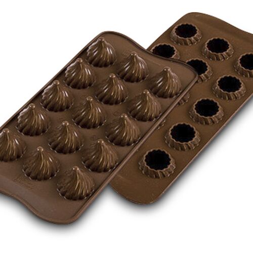 Silikomart chokoladeform flamme