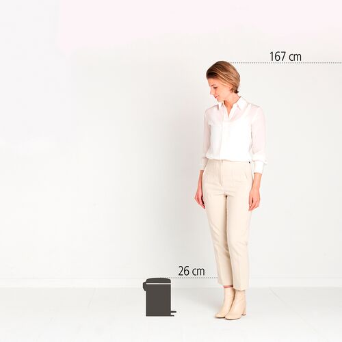 Brabantia NewIcon pedalspand beige 3 liter
