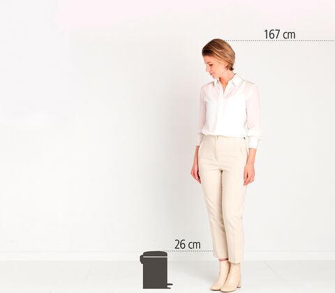Brabantia NewIcon pedalspand beige 3 liter