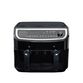 Gastronoma Low Fat dobbelt airfryer & dehydrator sort 9 liter 2400 watt - keramisk belægning