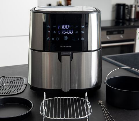 Gastronoma airfryer 8 liter inkl. tilbehørssæt 1800 watt - keramisk belægning