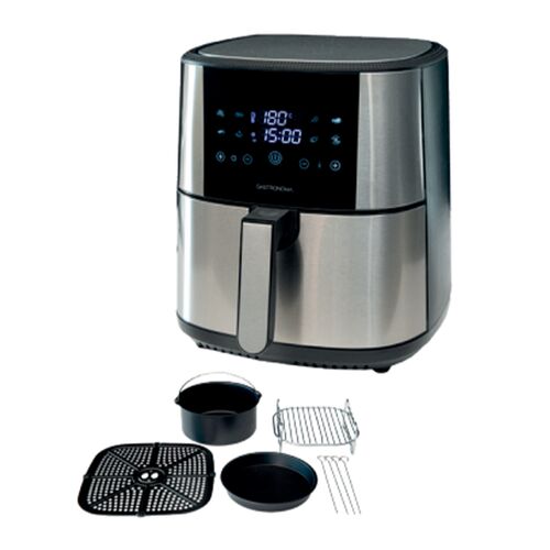 Gastronoma airfryer 8 liter inkl. tilbehørssæt 1800 watt - keramisk belægning
