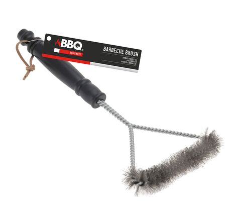 Grillbørste rustfrit stål L 30 cm