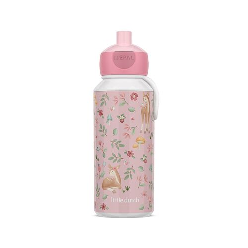 Mepal Pop-up Campus Fairy garden drikkeflaske lyserød 400 ml