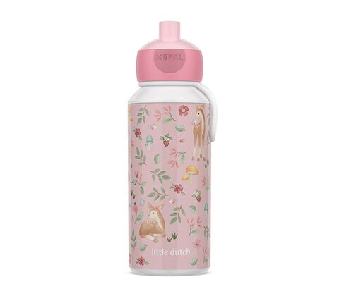 Mepal Pop-up Campus Fairy garden drikkeflaske lyserød 400 ml