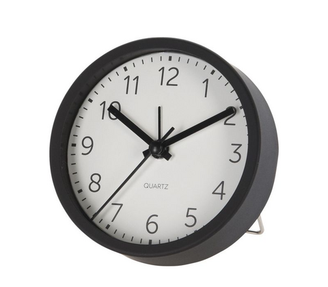 Vækkeur Ø 9 cm -  3 assorterede farver
