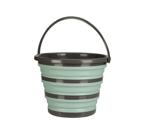 Sammenklappelig spand grå 10 liter