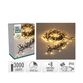 Klynge lyskæde 3000 LED L 39 meter