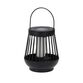 Solcelle lanterne sort Ø 13 x H 15 cm