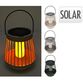 Solcelle lanterne - assorterede farver H 15 cm