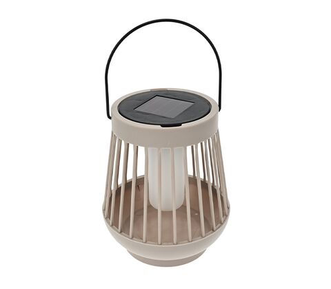 Solcelle lanterne - assorterede farver H 15 cm