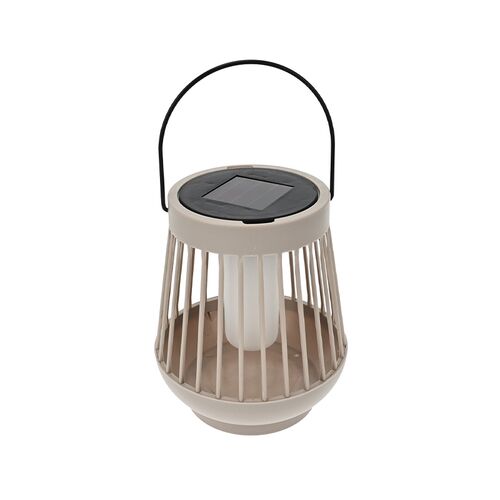 Solcelle lanterne - assorterede farver H 15 cm