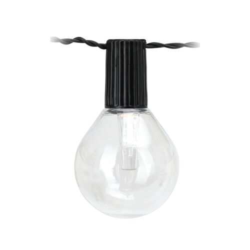 Party lyskæde med solceller hvid 200 cm