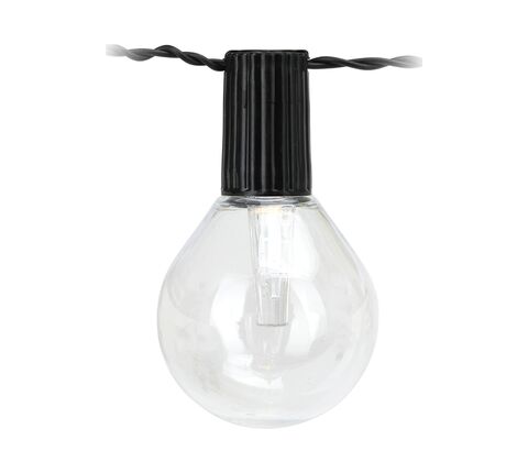 Party lyskæde med solceller hvid 200 cm