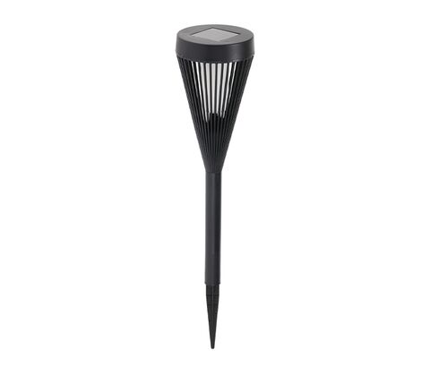 Solcelle fakkel mat sort H 46,5 cm