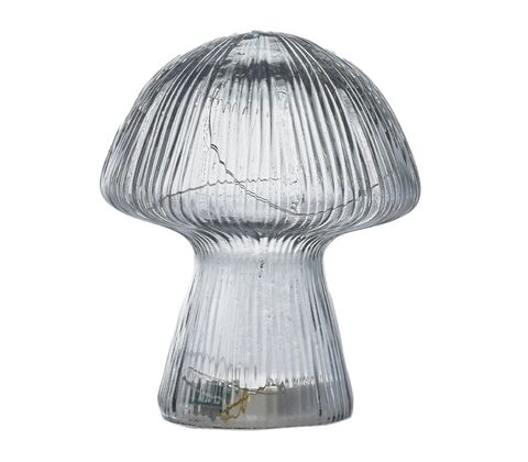 Svampe lampe 15 LED assorterede farver H 20,5 cm