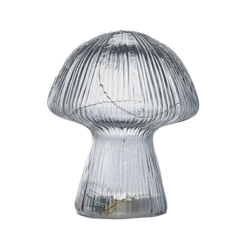 Svampe lampe 15 LED assorterede farver H 20,5 cm