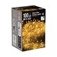 Klynge lyskæde 100 LED sølvtråd L 1 meter