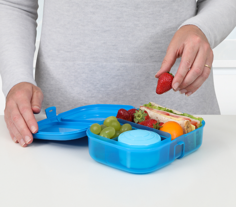 Sistema Ribbon madkasse blå 1,1 liter